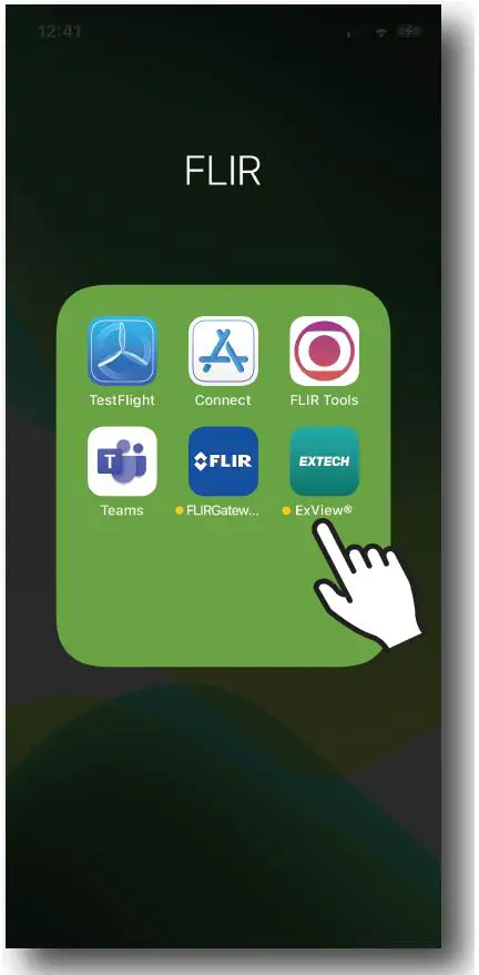 EXTECH ExView Mobile App fig1