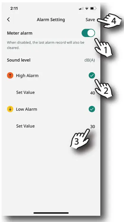 EXTECH ExView Mobile App fig18