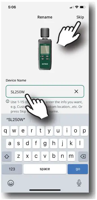 EXTECH ExView Mobile App fig3