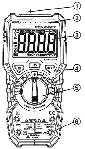 SOMOGYI ELEKTRONIC SMA 19 Professional Digital Multimeter for Electricians Non-Contact Voltage Finder fig 1