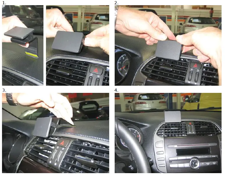 Brodit 854074 Pro Clip Mounting Bracket for Vehicle Dashboard fig-1