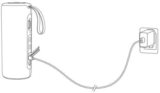 Boompods SoundRoll Wireless Speaker - Power supply