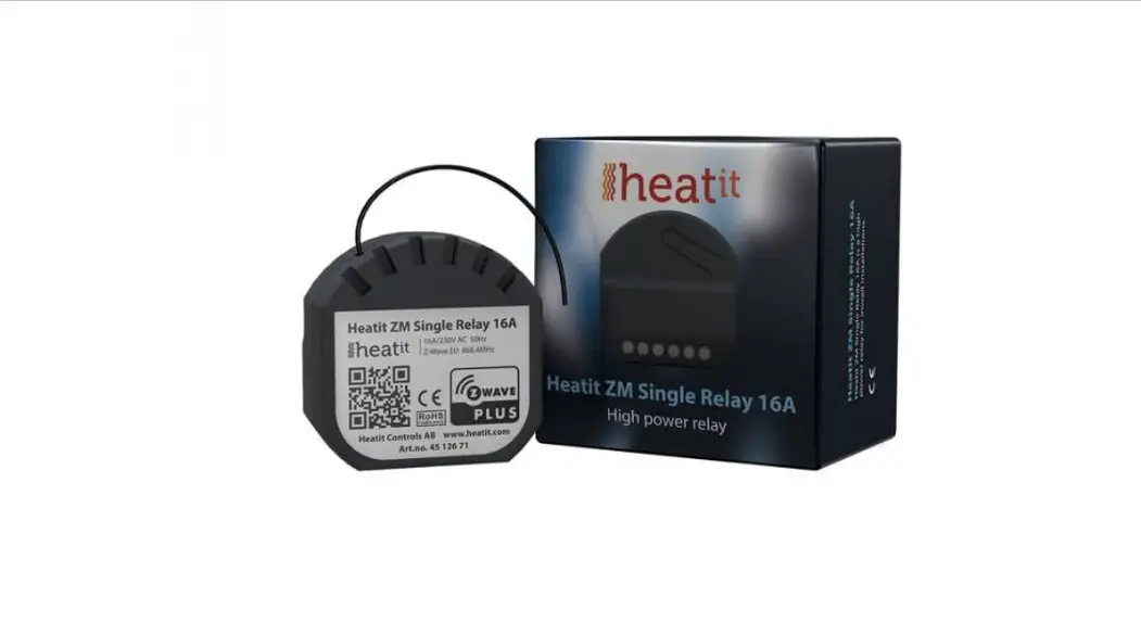 Heatit 4512671 Zm Single Relay 16 Installation Guide Heatit 4512671 Zm Single Relay 16 Installation Guide
