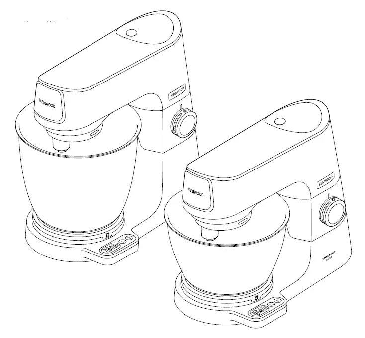 KENWOOD KVC65 Food Processor Titanium Chef Bake pro