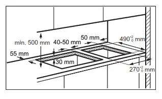 Electrolux HOI335F Hob - hob
