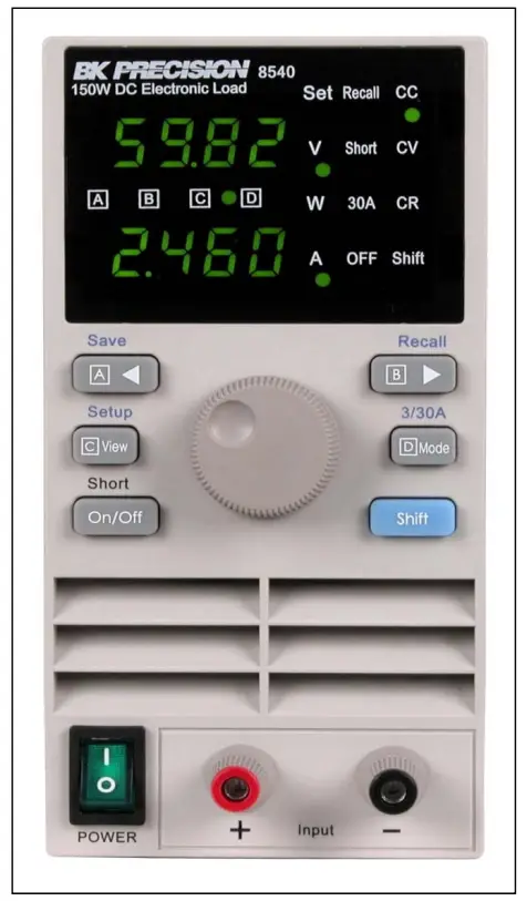 BK PRECISION 8540 150W DC Electronic Load-