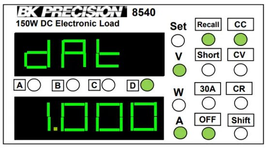 BK PRECISION 8540 150W DC Electronic Load-fig14