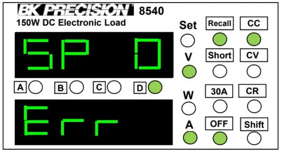 BK PRECISION 8540 150W DC Electronic Load-fig21