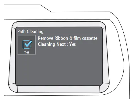 MiNJCODE NL300 ID Card Printer - Path Cleaning
