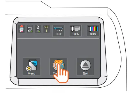 MiNJCODE NL300 ID Card Printer - cleaning process