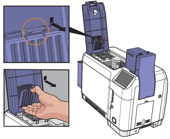 MiNJCODE NL300 ID Card Printer - fixing switch