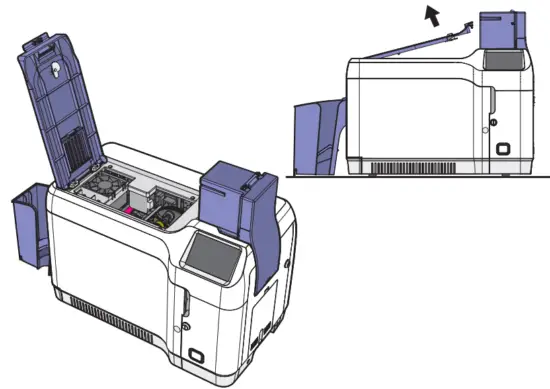 MiNJCODE NL300 ID Card Printer - handle 1