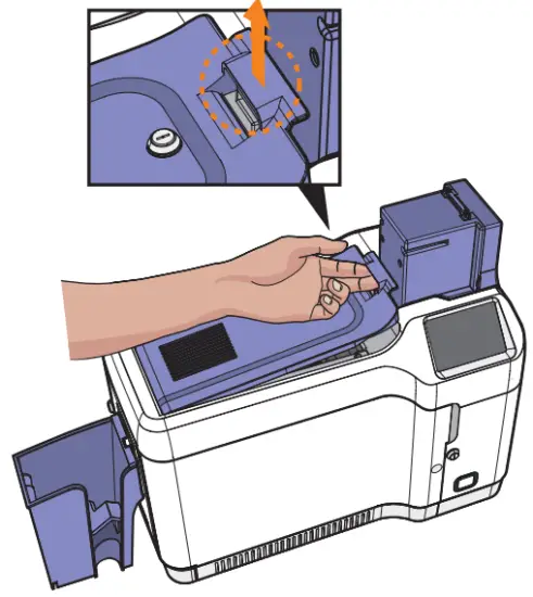 MiNJCODE NL300 ID Card Printer - handle