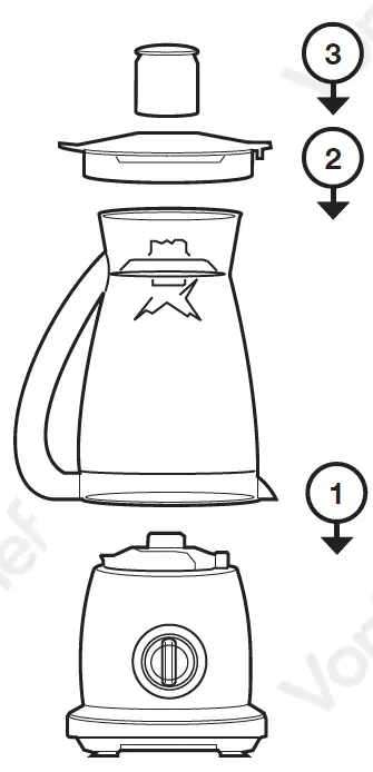 VonHaus 2000148 500W Jug Blender 6