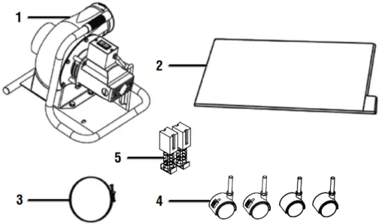 WEN DC3401 Rolling Dust Collector - Fig 2