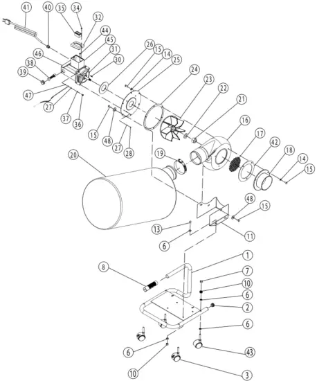 WEN DC3401 Rolling Dust Collector - Fig 8