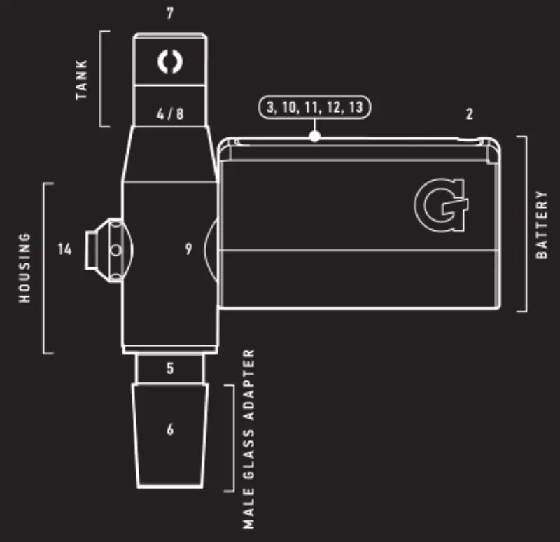 G PEN Connect Vaporizer Bong Vape-