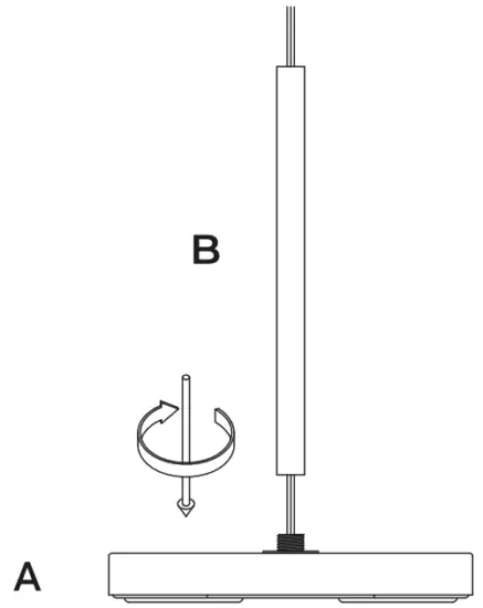 globe 65539 Smart Floor Lamp - clockwise