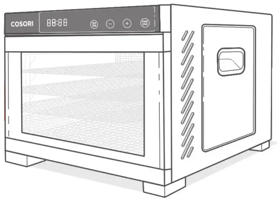 COSORI CP267-FD-RXS Premium Stainless Steel Food Dehydrator