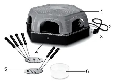 KLARSTEIN 10032597 Electric Pizza Oven-fig3