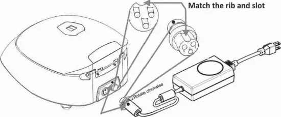 FIG 12 SWITCH ON THE CENTRIFUGE