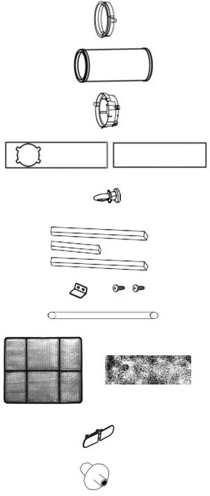 Whynter ARC 148MHP 13500 BTU Portable Air Conditioner with Heater - ACCESSORY IMAGE