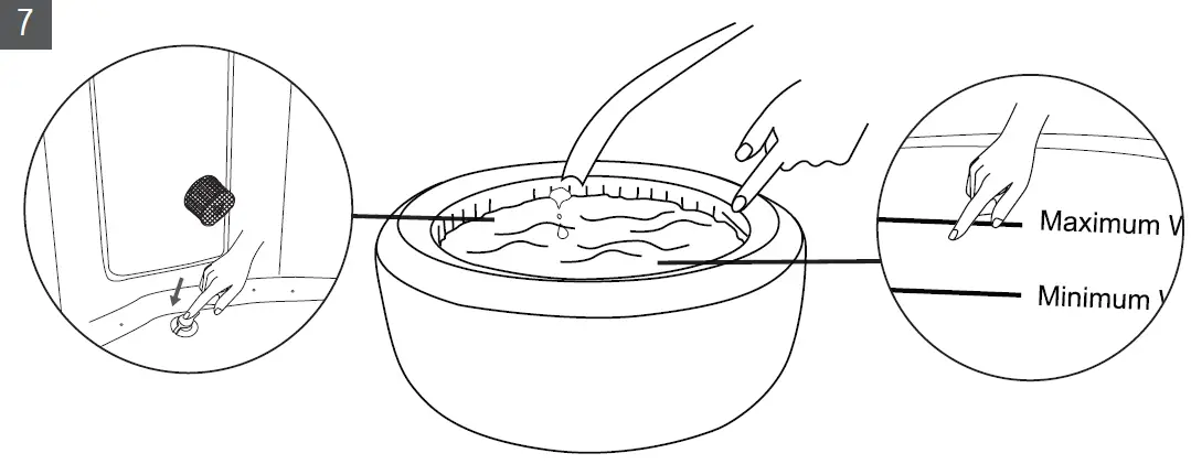 mspa C-TE041061 Comfort Series 4 Person Square Hot Tub 19
