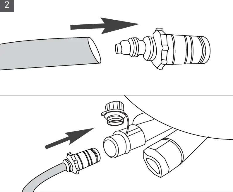 mspa C-TE041061 Comfort Series 4 Person Square Hot Tub 33
