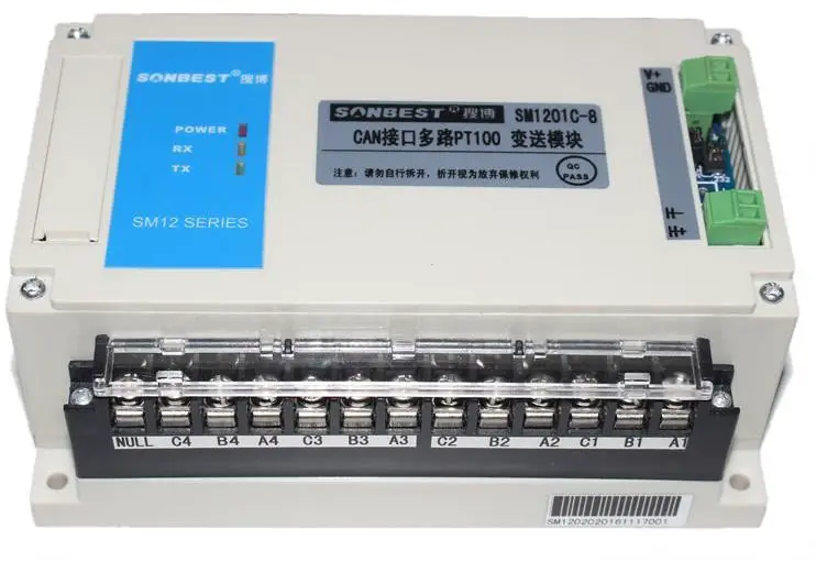 SONBEST SM1201C Can Interface 8-Channel Pt100 Temperature Acquisition Module