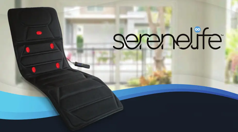 serenelife Full Body Massage Mat with Heat Cover