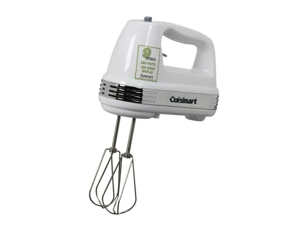 Cuisinart Plus 9-speed Hand Mixer With Storage Case Instruction Manual
