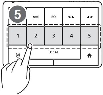 SANGEAN Listening to the radio 6