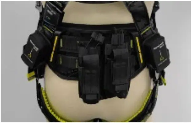 Example of Attaching a MOLLE Accessory to the MLAS