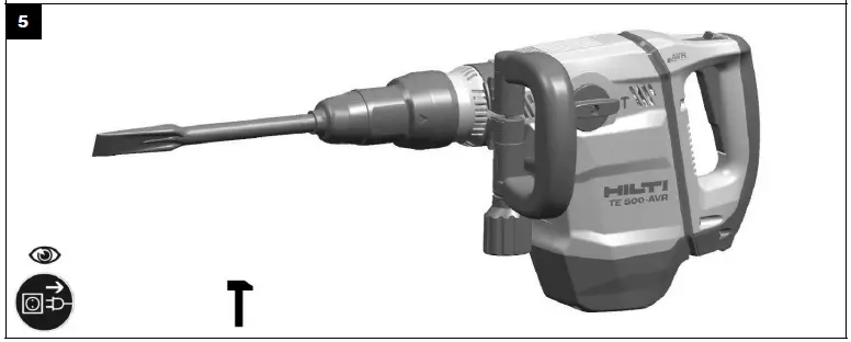 HILTI-TE-500-AVR-Max-Demolition-Hammer-fig-5