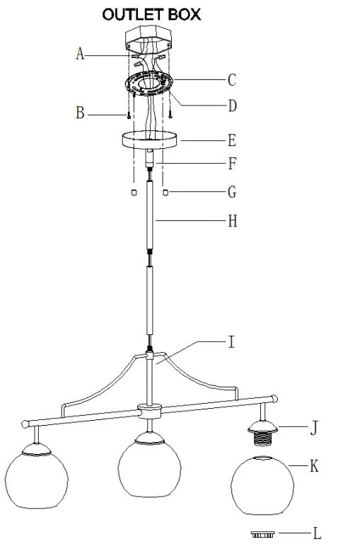 ZEVNI Z T7E3UVZJ 4698 3 Light Light Gold Island Hanging Chandelier Modern Linear Silvered Glass Pendant Light - fig2