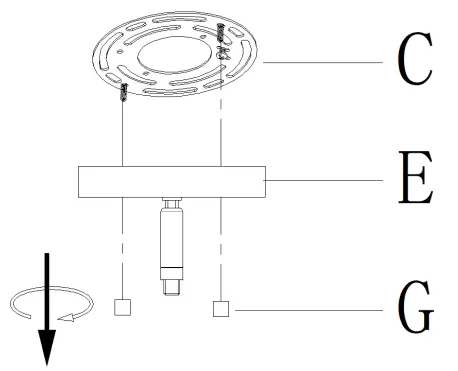 ZEVNI Z T7E3UVZJ 4698 3 Light Light Gold Island Hanging Chandelier Modern Linear Silvered Glass Pendant Light - fig3