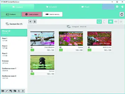SHARP 14-7 Professional LCD Monitor -Intuitive drag-and-drop
