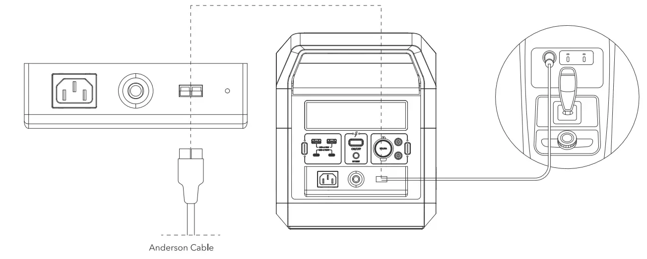 VIGORPOOL Captain 1200 Portable Power Station - CAR CHARGING
