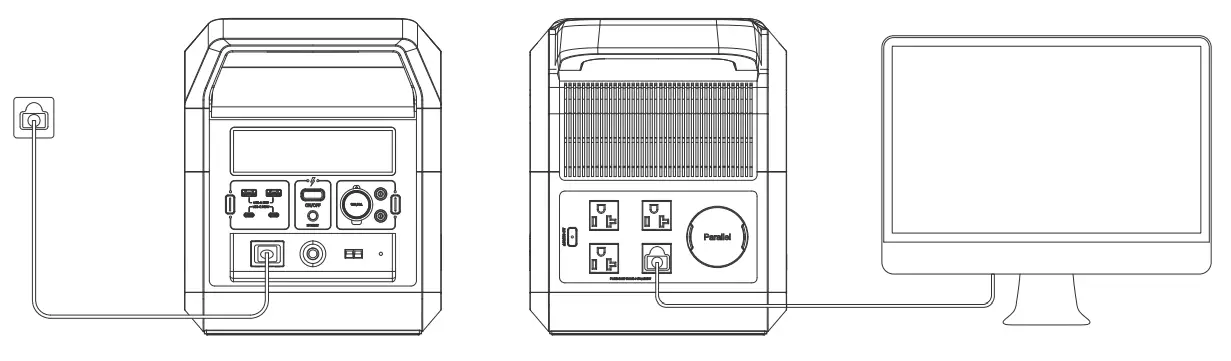 VIGORPOOL Captain 1200 Portable Power Station - Power Supply