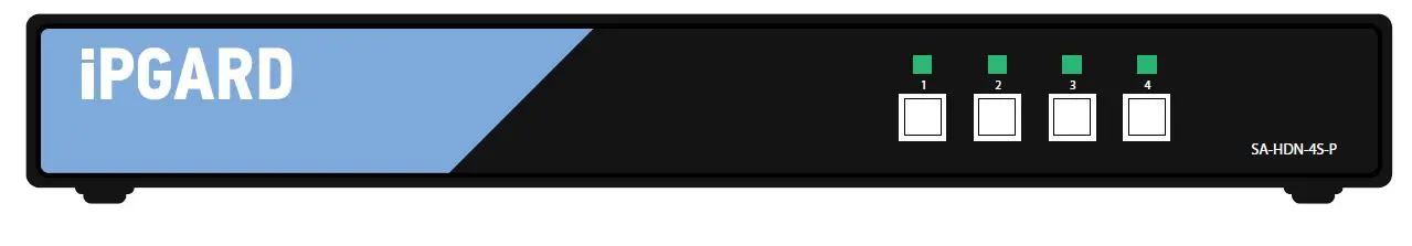 iPGARD SA-HDN-2S Advanced 2-Port DP and HDMI to DP and HDMI Secure KVM PRODUCT