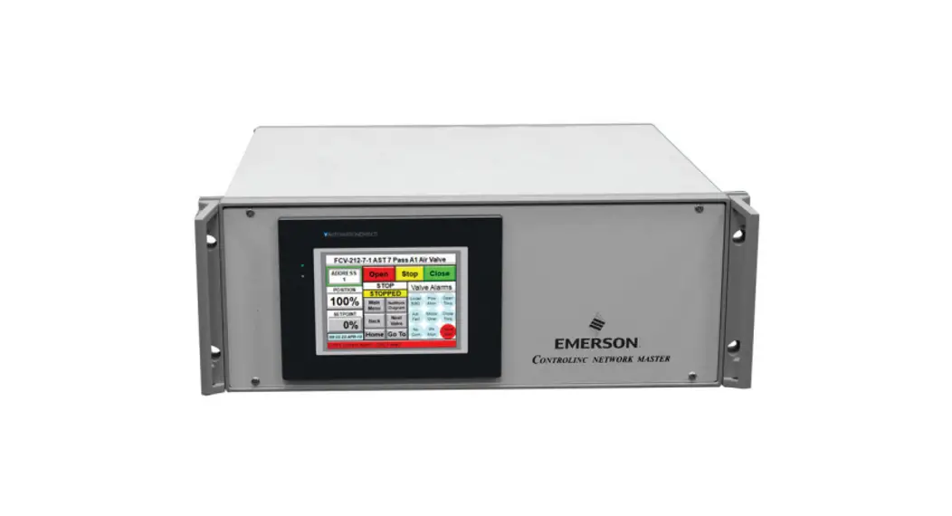 Emerson M124 Controlinc Network Master Instruction Manual Emerson M124 Controlinc Network Master Instruction Manual