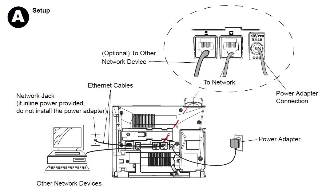 Mitel Networks 6940W IP Phone fig 1