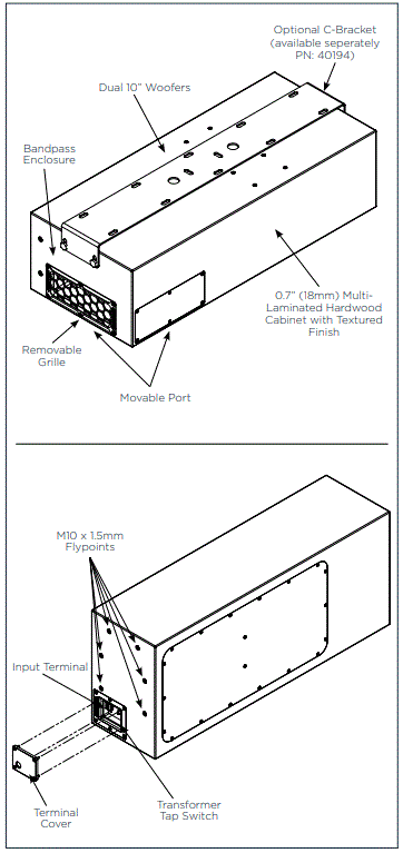 SONANCE-PS-S210SUBT-Commercial-Bandpass-Subwoofer-fig-1