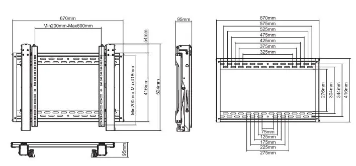 VISION-VFM-VW6X4-Signage-Video-Wall-Mount-FIG-1