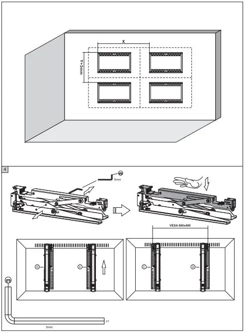 VISION-VFM-VW6X4-Signage-Video-Wall-Mount-FIG-4