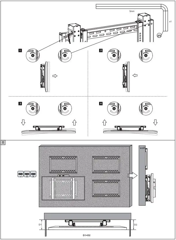 VISION-VFM-VW6X4-Signage-Video-Wall-Mount-FIG-8