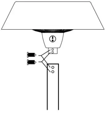 emerio PH-128351 Patio Heater - heater head