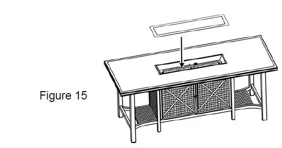 COSTCO ARK14100 9 Piece Woven High Dining Fire Set FIG 18