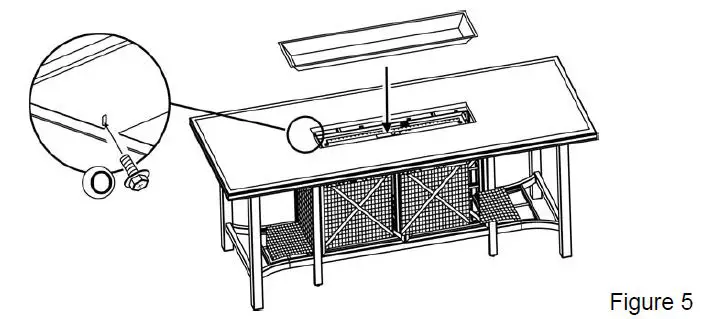 COSTCO ARK14100 9 Piece Woven High Dining Fire Set FIG 8