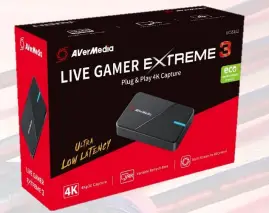 AVerMedia GC551G2 Live Gamer Extreme 3 Plug and Play 4K 8